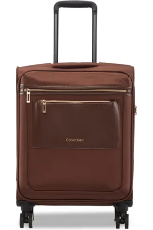 Calvin Klein UNION SQUARE Range Brunette and Gold 19" Cabin Soft Trolley Bag