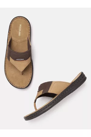 Woodland Men Leather Comfort Sandals