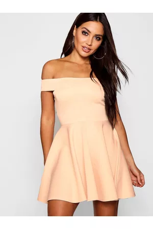 Boohoo Off-Shoulder A-Line Mini Dress