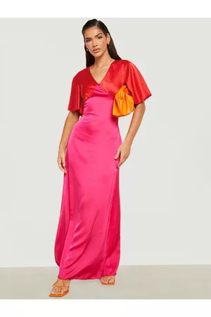Boohoo Colourblocked Maxi Dress