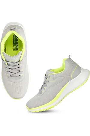 Kraasa Men Mesh Cushioned Footbed Non-Marking Running Shoes