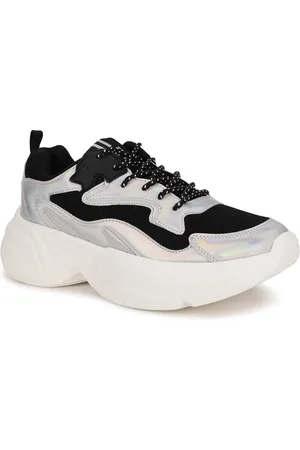 North Star Women Black Colourblocked Sneakers