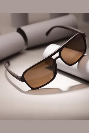 MARC LOUIS Lens & Square Sunglasses with Polarised and UV Protected Lens ML P0039 C7