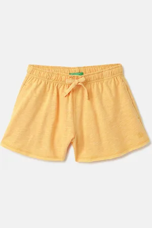 Benetton Girls Mid-Rise Casual Shorts
