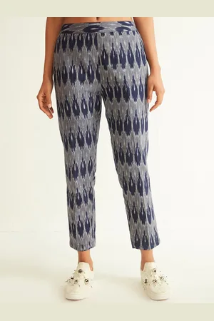 Ancestry Women Ethnic Motifs Printed Straight Fit Trousers