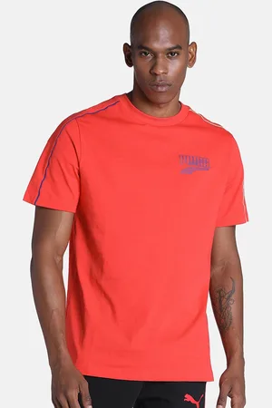 PUMA Men DECOR8 Colour Block Cotton Sports T-shirt