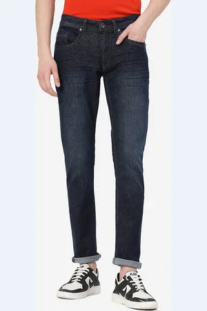JADE BLUE Men Mid-Rise Slim Fit Light Fade Stretchable Jeans