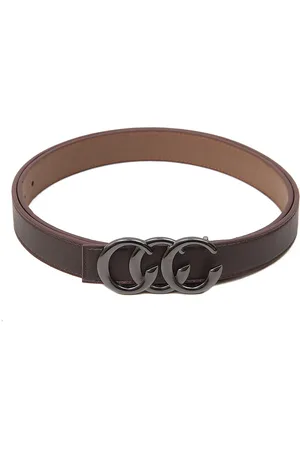 Calvadoss Boys Textured Push Pin Closure Belt