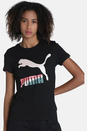 PUMA Women Classics Logo Printed Pure Cotton T-shirt