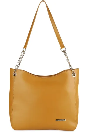Bagsy Malone Brown PU Shopper Tote Bag