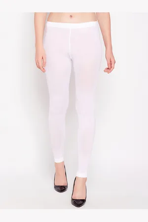 Lebami Women White Solid Stockings