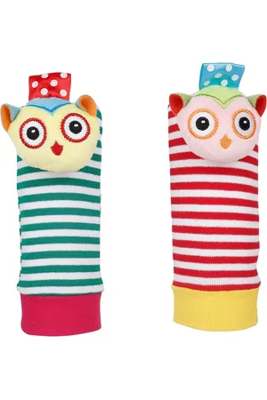 Baby Moo Infants Set of 2 Socks Rattle