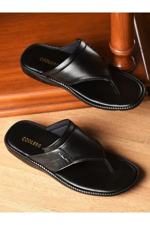Liberty Men Black Comfort Sandals