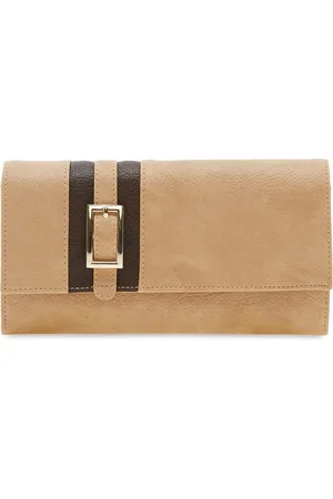 ESBEDA Women Beige Two Fold Wallet