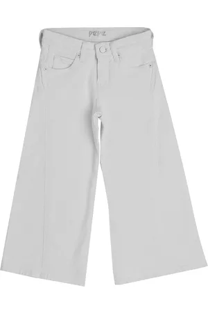 Pepe Jeans Girls Flared High-Rise Stretchable Cotton Jeans