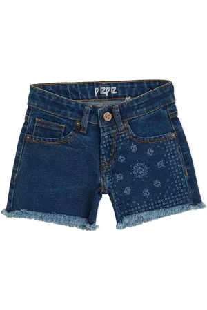 Pepe Jeans Girls Mid-Rise Cotton Denim Shorts