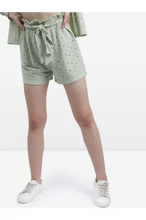 Ketch Women Self Design Regular-Fit Shorts