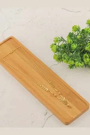 Brandsoon Gold-Plated Leaf Brass Necklace