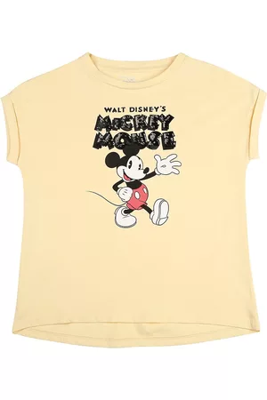 Pepe Jeans Girls Yellow & moccasin Printed Extended Sleeves T-shirt