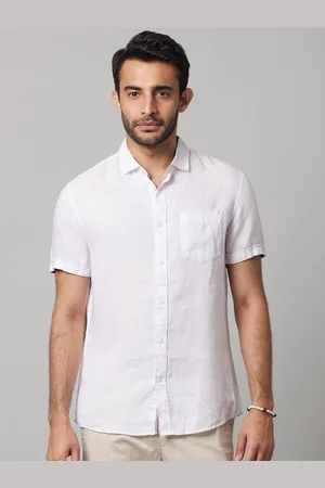 Celio Classic Short Sleeves Linen Casual Shirt
