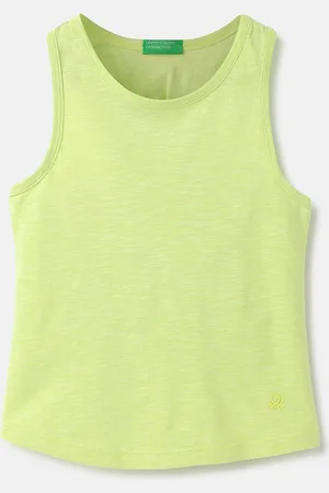 Benetton Sleeveless Tank Cotton Top