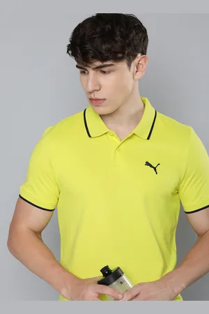PUMA Embroidered Brand Logo Polo Collar Slim Fit T-shirt