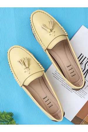 Elle Women Mustard Yellow Loafers