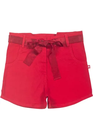 Nino Bambino Girls Mid-Rise Above Knee Regular Shorts