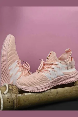 Jove Women Woven Design Comfort Insole Mesh Basics Sneakers