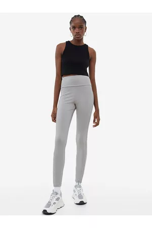 H&M Women Pocket-Detail Ribbed Leggings