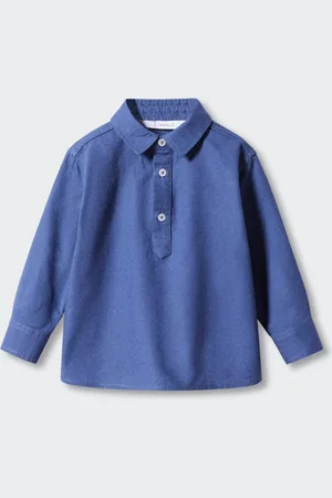 MANGO Boys Pure Cotton Sustainable Casual Shirt
