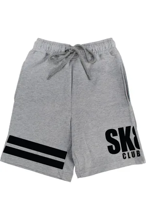 YK Boys Typography Printed Mid-Rise Outdoor Shorts