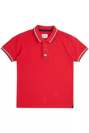 Pepe Jeans Boys Polo Collar Cotton T-shirt