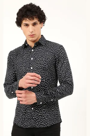 Lindbergh Men Slim Fit Printed Casual Shirt