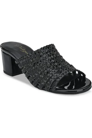 Delize Black Block Sandals