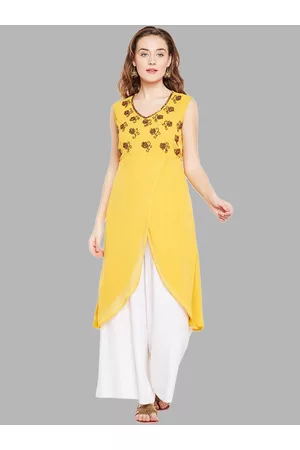 Bitterlime Woman Mustard Yellow Kurti