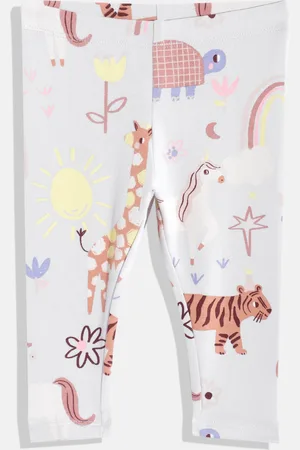 Next Girls Printed Ankle-Length Leggings