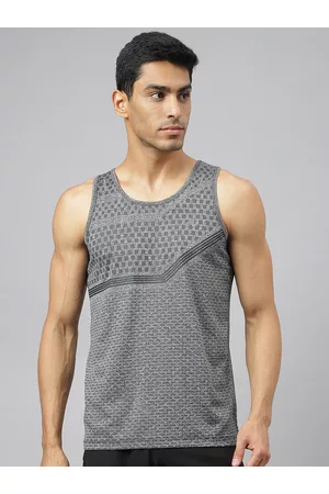 Alcis Men Heather Anti-Static Slim-Fit Distance Running Singlet