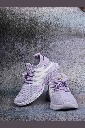Jove Women Woven Design Comfort Insole Mesh Basics Sneakers