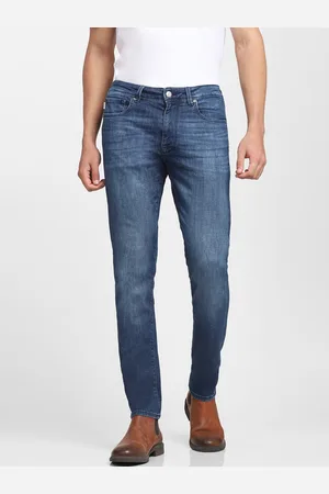 SELECTED Men Blue Slim Fit Light Fade Jeans