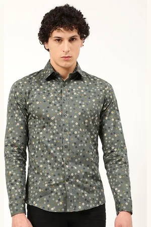 Lindbergh Men Slim Fit Printed Casual Shirt