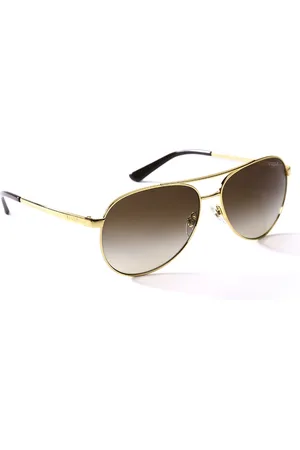 vogue Women Gradient Brown Lens Pilot Sunglasses - 0VO3991SI280/1358