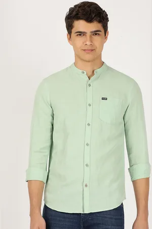 Wrangler Men Slim Fit Casual Cotton Shirt