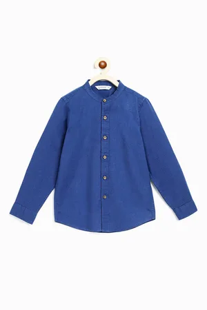 Campana Boys Opaque Casual Cotton Shirt