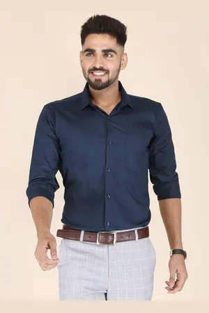 FUBAR Men Blue Modern Casual Shirt