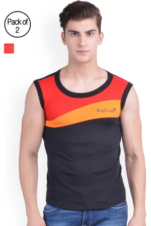 Dollar Bigboss Men Pack 2 Racerback Styled Gym Vests