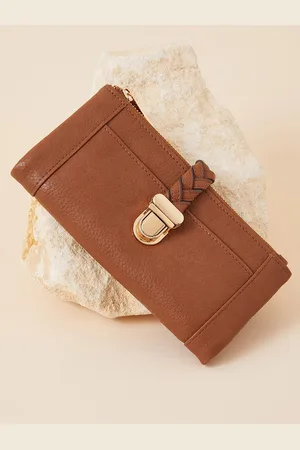 Accessorize London Women Plait Two Fold Wallet