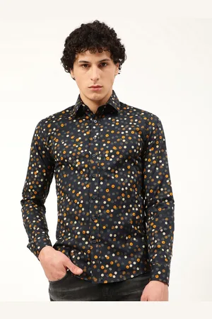 Lindbergh Men Slim Fit Printed Casual Shirt