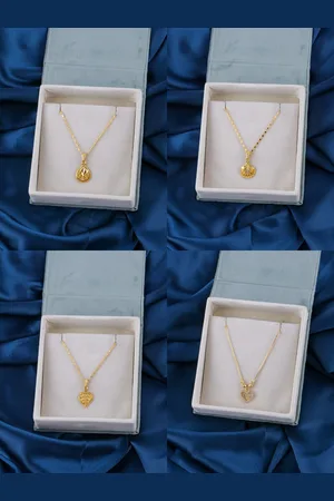 Brandsoon Set of 4 Gold-Plated Brass Necklaces