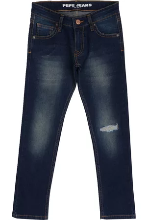 Pepe Jeans Boys Relaxed Fit Low Distress Heavy Fade Jeans